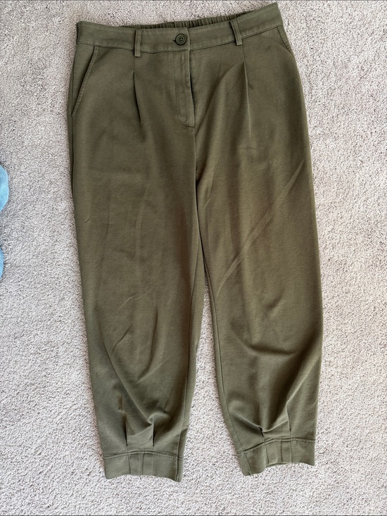 PrettyGarden Pants - Women's Olive Green Tapered Jogger Trousers
